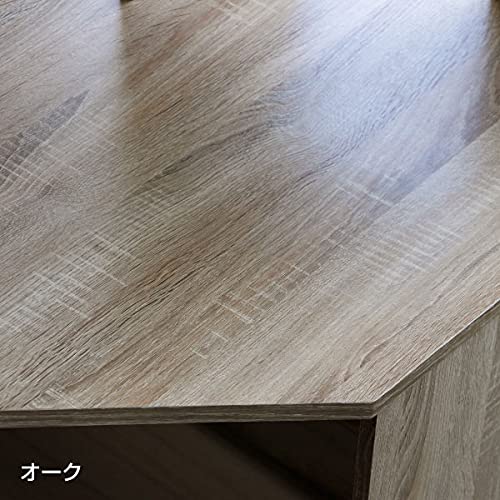 Amazon.co.jp: パソコンデスク l字型 コーナー 三角デスク ハイタイプ